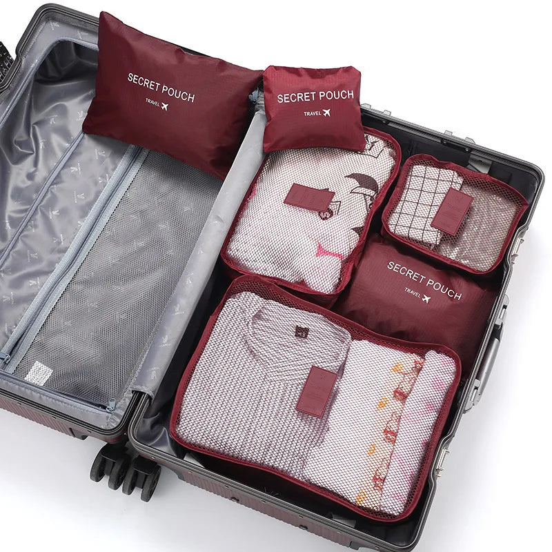 6-Piece Small Travel Packing Cube Set
