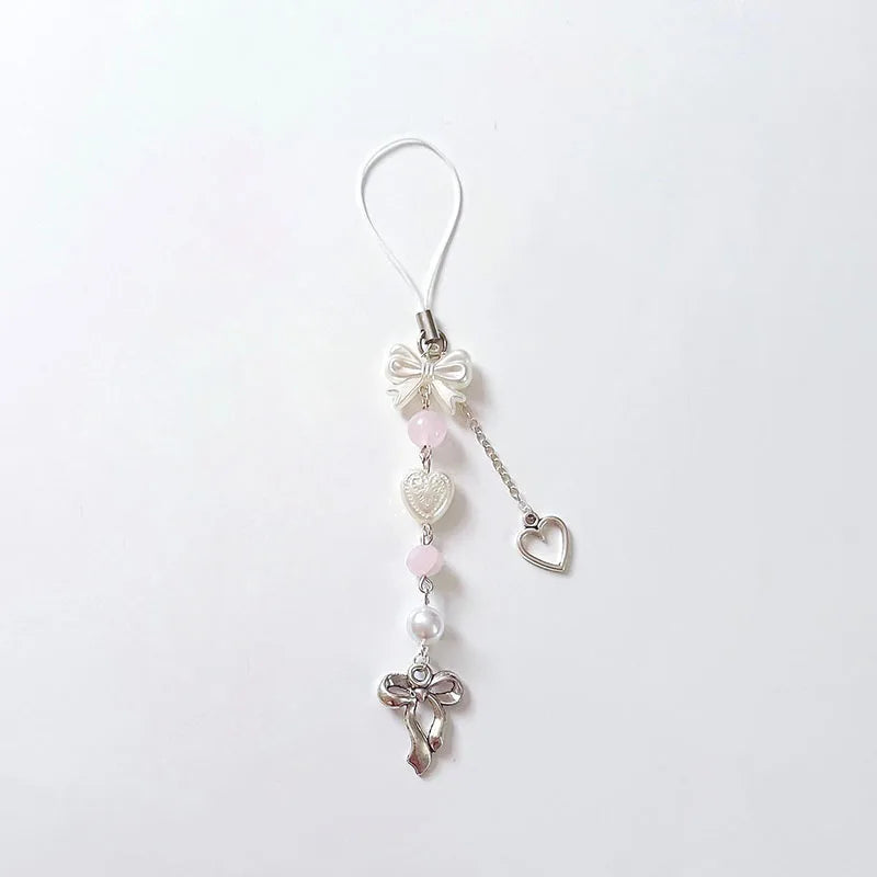 Handmade Coquette Bow Y2K Phone Charm