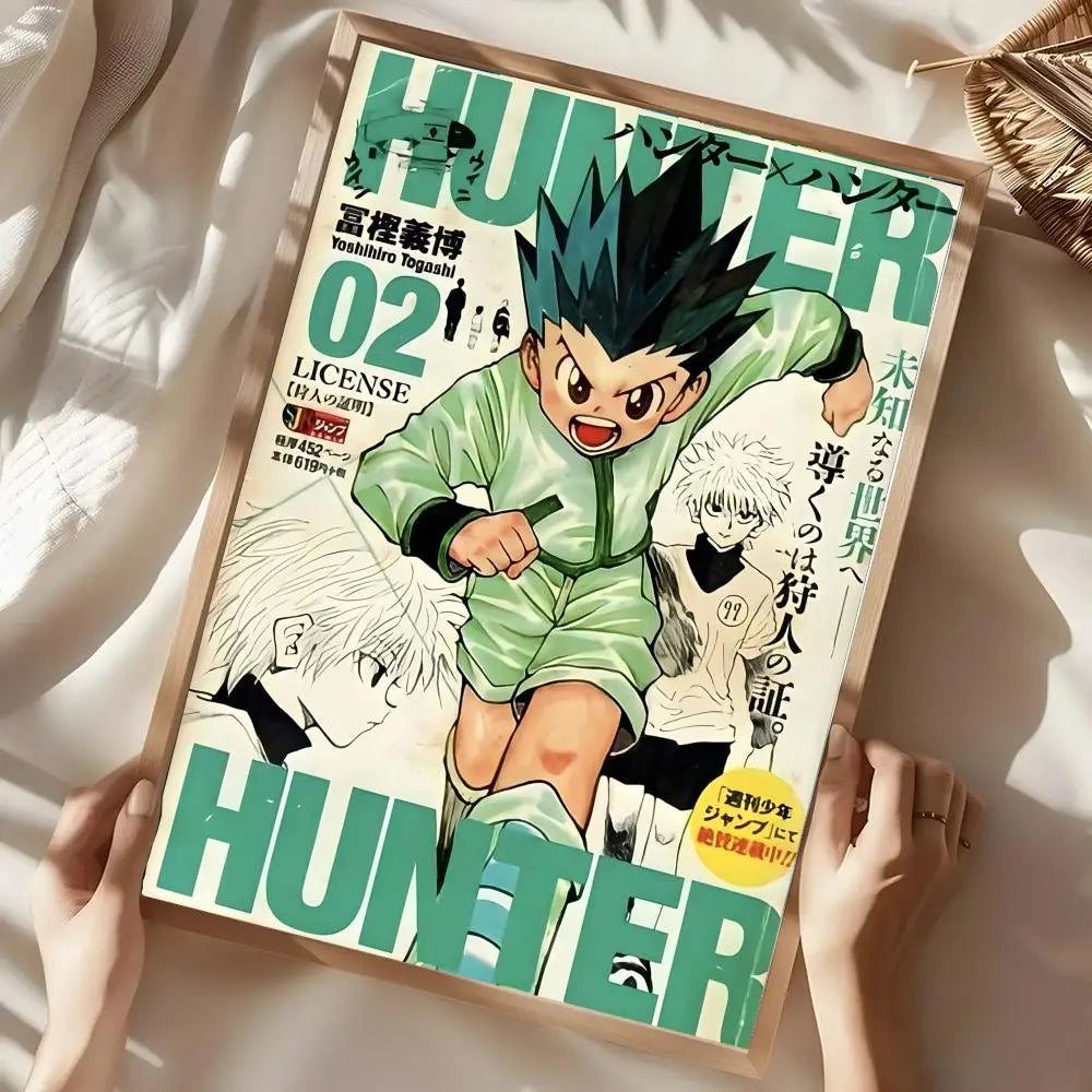 Anime H-Hunter x Hunter Poster Wall art print art suitable for living room bedroom bar parlor home decoration gift