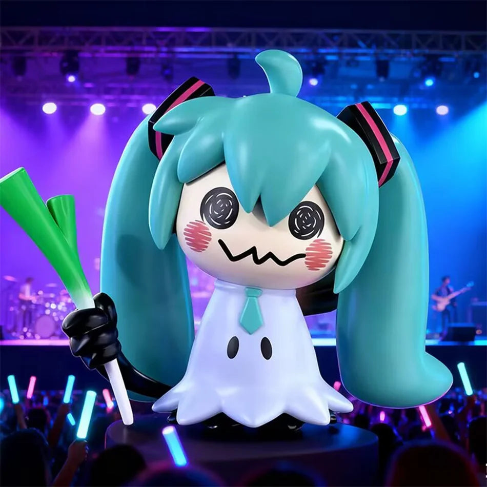 2026 7cm Hatsune Miku Anime Figurine Kawaii Mimikyu Miku Figurine Gk Statue Model Doll Collection Room Desk Decoration Toy Gifts