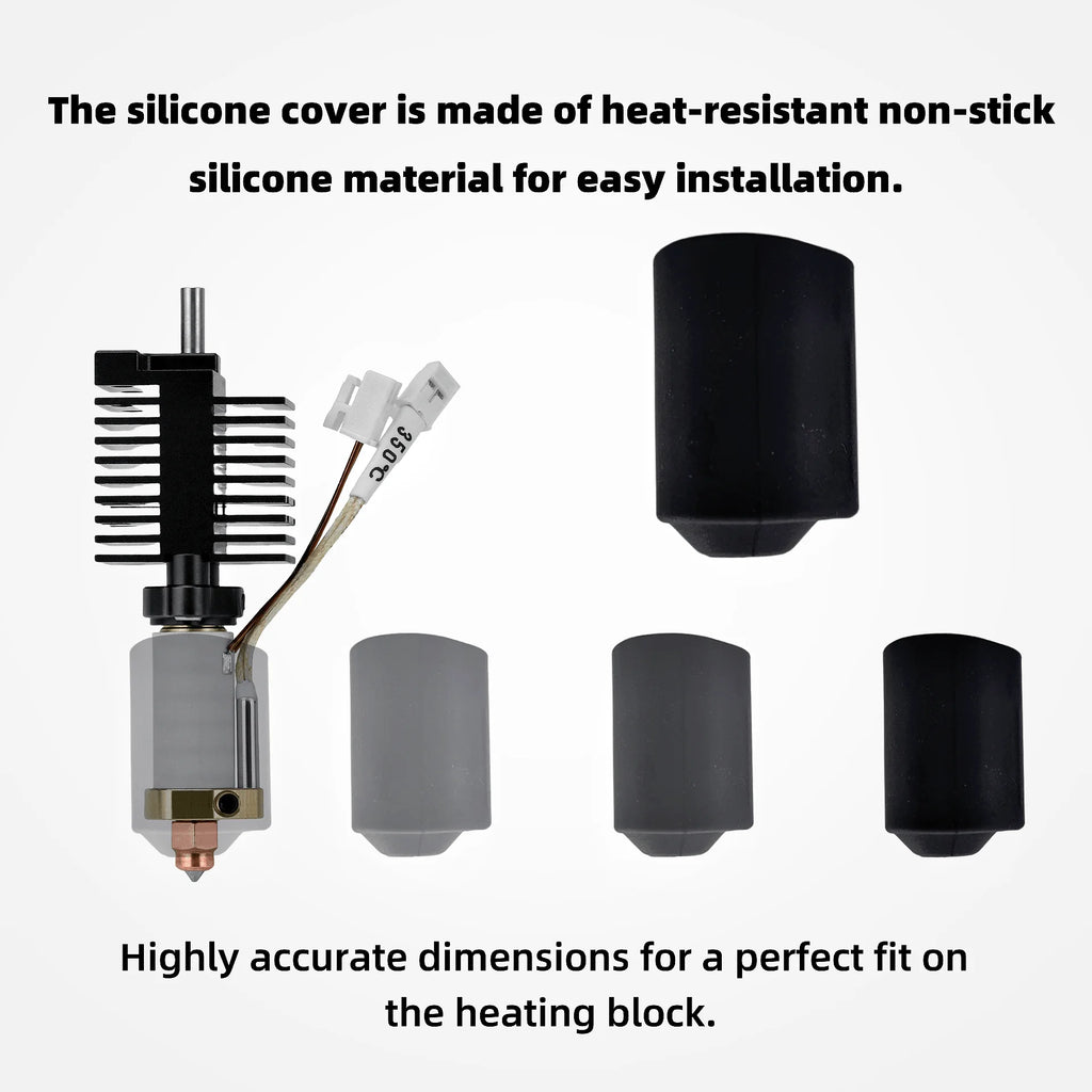 Silicone Sleeve For Creality Hi combo hotend Silicone Socks Protect Cover Sleeve Fit for Creality K2 Plus Hot End Printing Kit