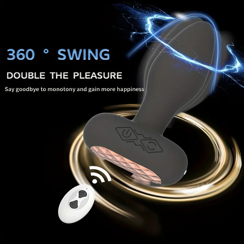 USB-Rechargeable Wireless Remote Vibrating Anal Plug