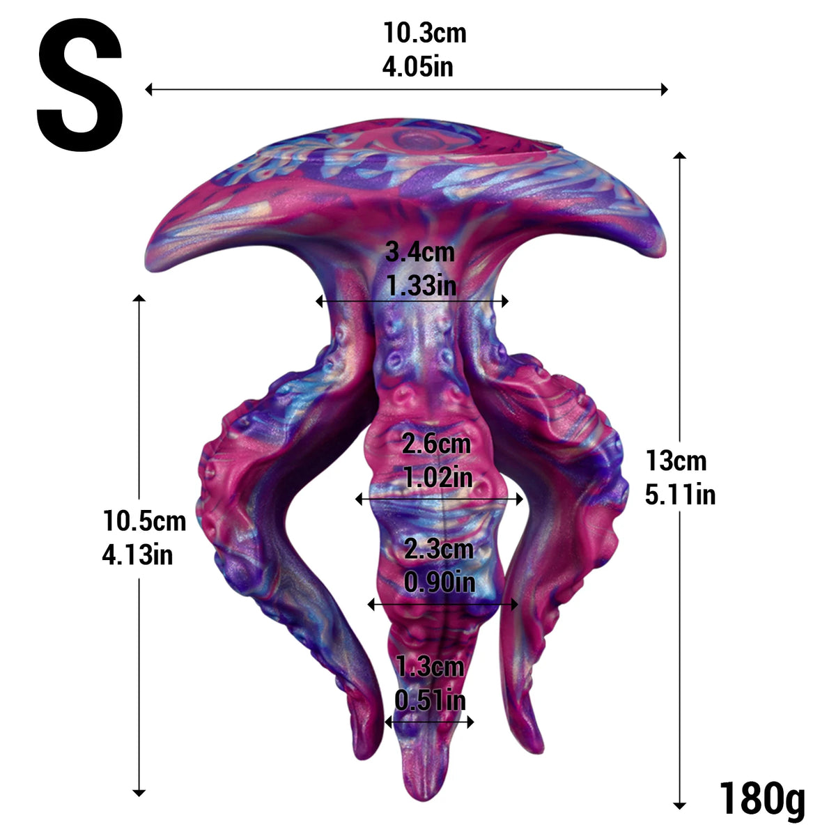 Wearable Jellyfish Tentacle Anal Plug