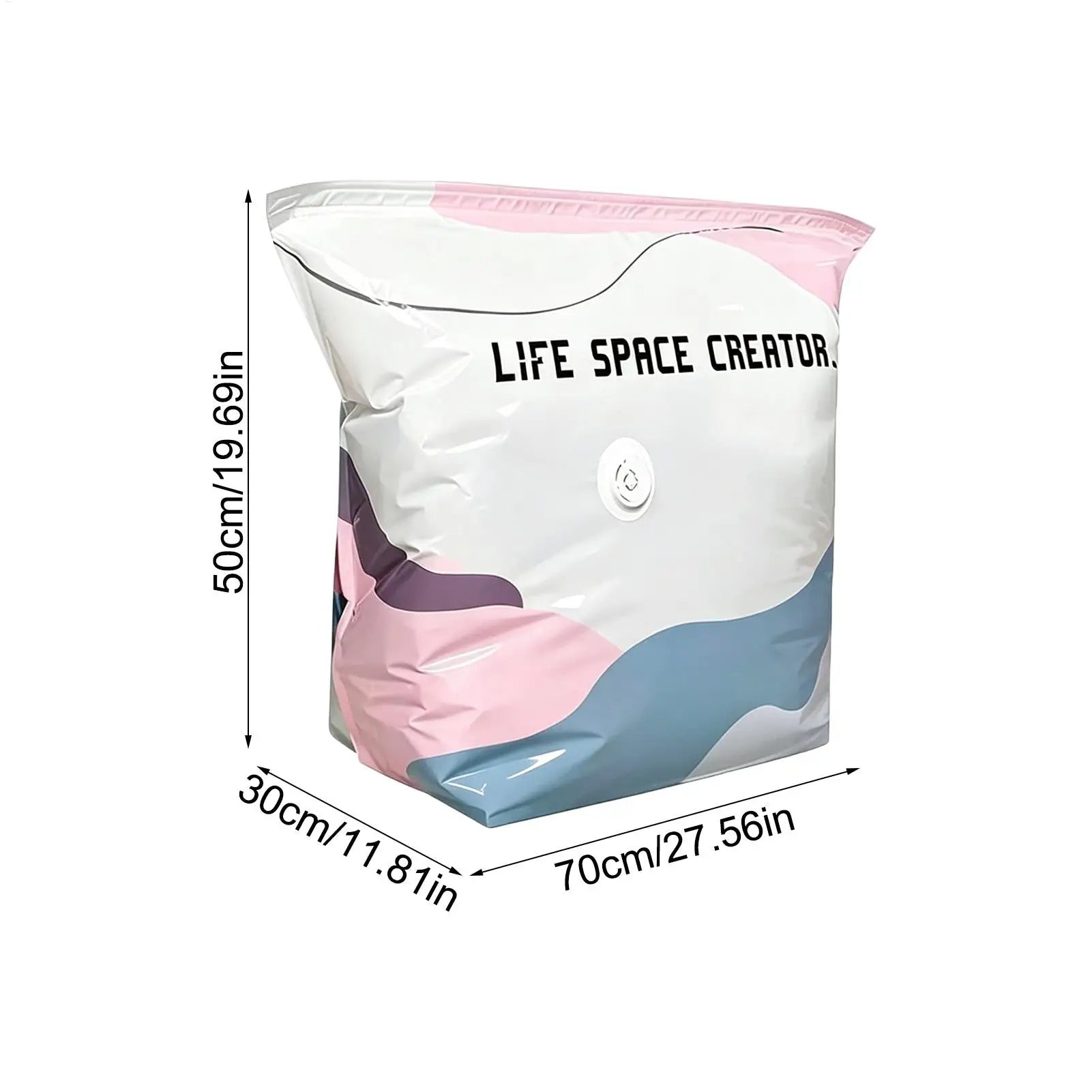 Large Capacity Vacuum Storage Bags No Pump Space Saver Compression Bags For Clothes Blankets New No-pump Vacuum Storage Bag