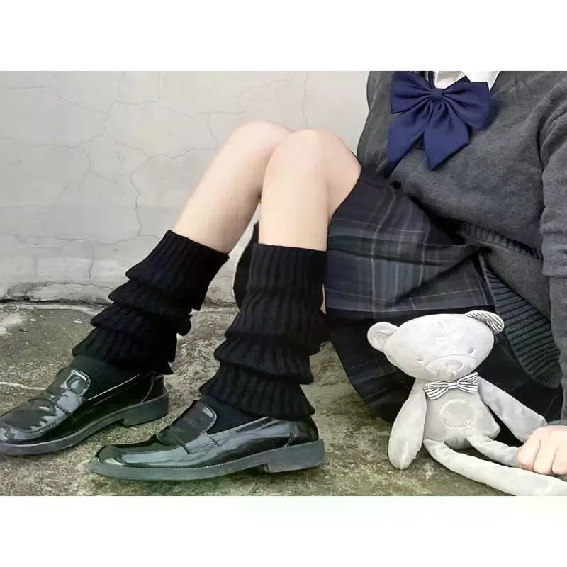 Wool Knit Japanese Lolita Leg Warmers