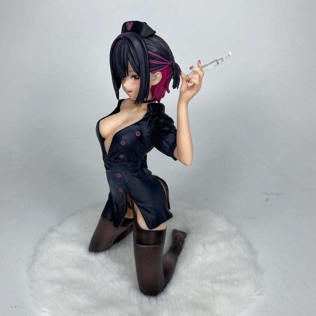 Bai Xuelian Nurse Sister anime Beautiful Girl Animation Model Handmade Peripheral Statue Ornaments