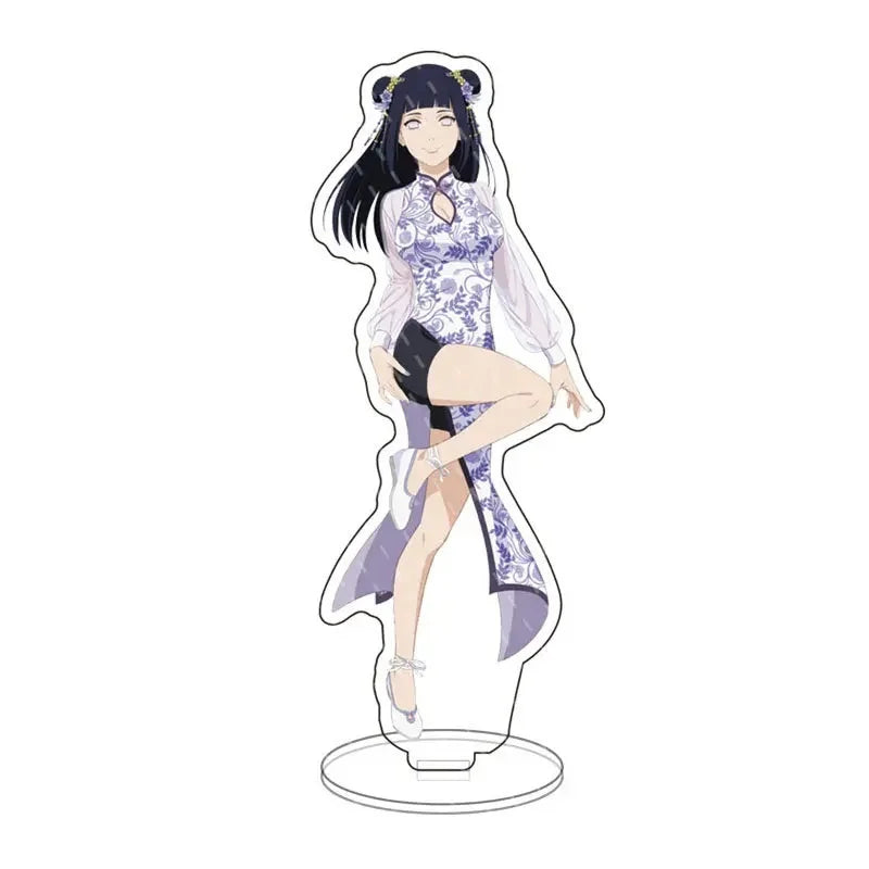 Japan Naruto Acrylic Stand Shippuden Uchiha Sasuke Sakura Desktop Decoration Doll anime figure character Christmas gift 15cm