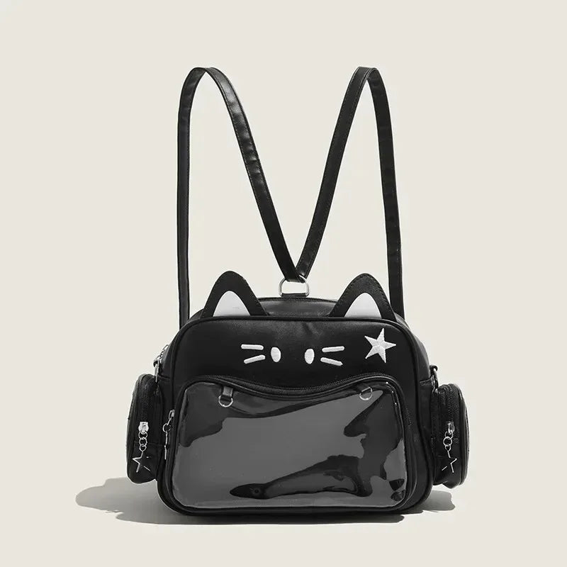 Kawaii Cat Transparent Ita Backpack