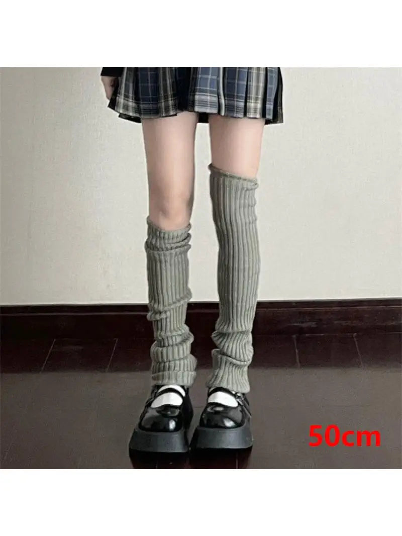Wool Knit Japanese Lolita Leg Warmers