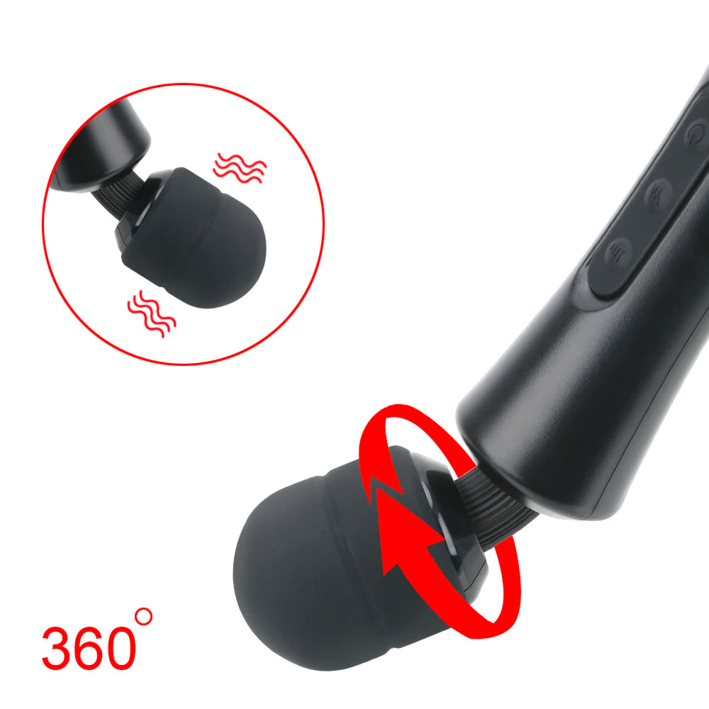 USB-Rechargeable Magic Wand Vibrator