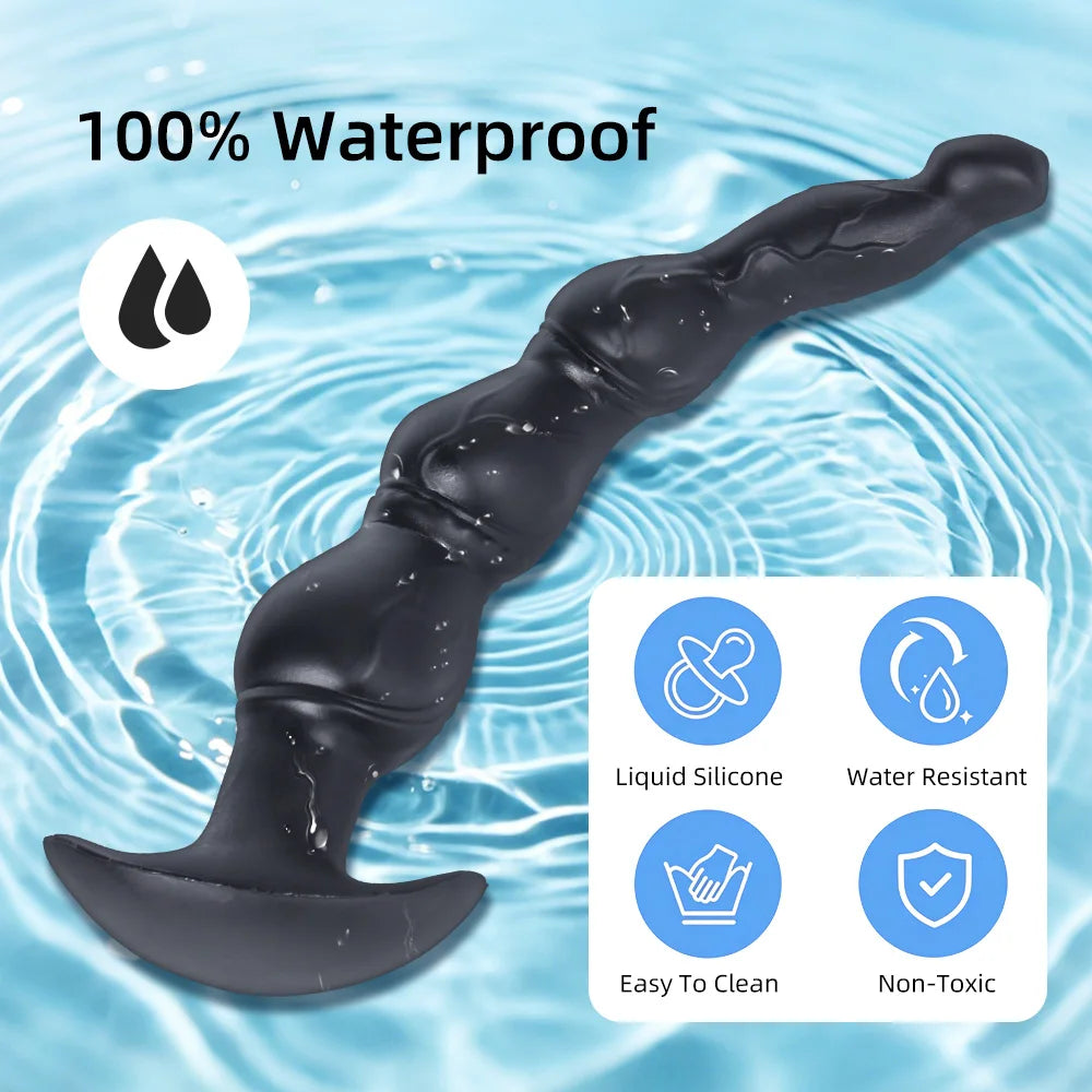 Soft Silicone Anal Bead & Plug Trainer