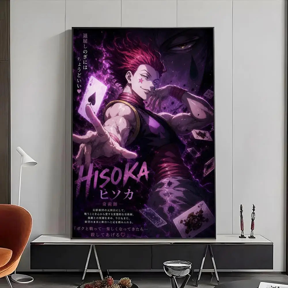 H-Hunter × Hunter Poster High-Definition Posters, Wall Art for Living Room and Home Decor.