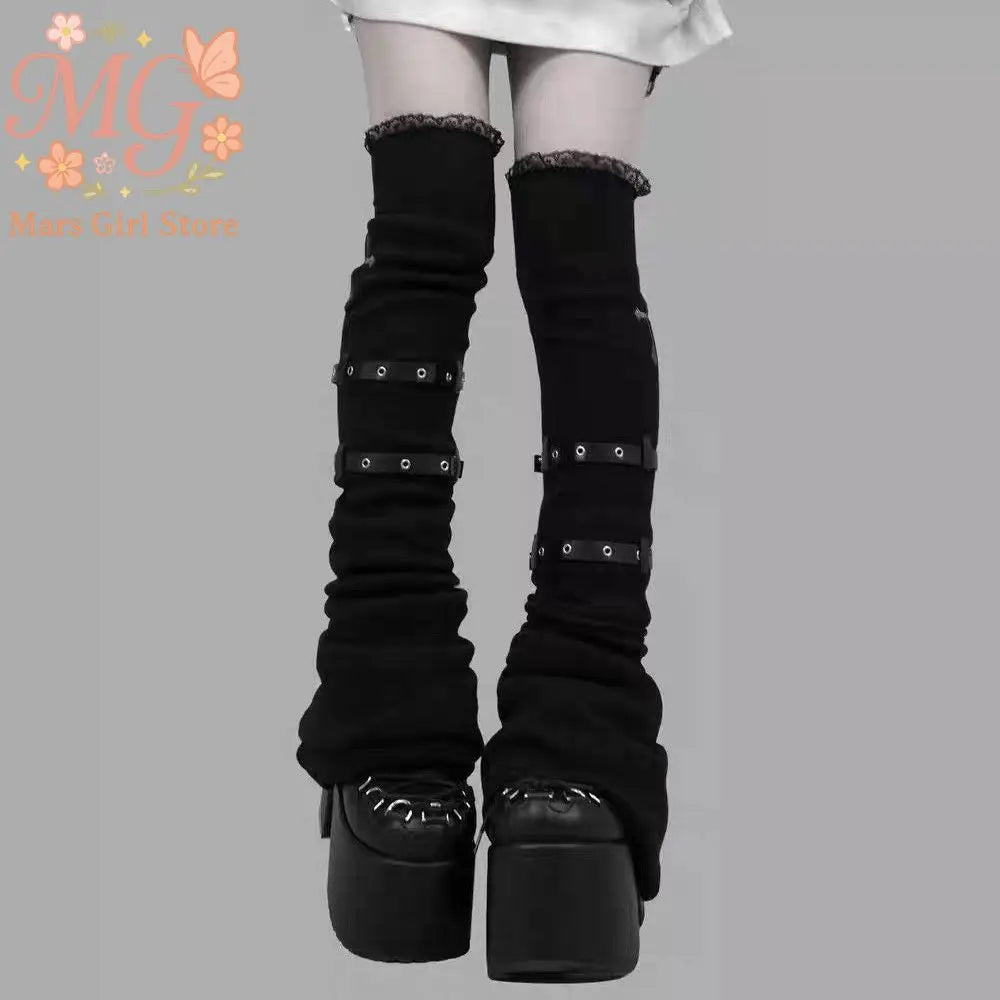Vintage JK Knee-High Y2K Leg Warmers