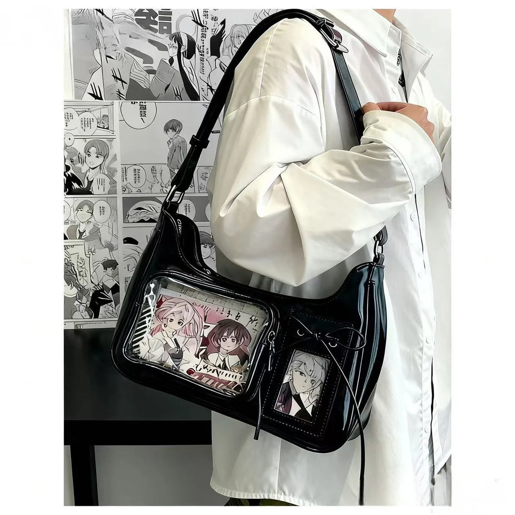 Harajuku Transparent Ita Shoulder Bag