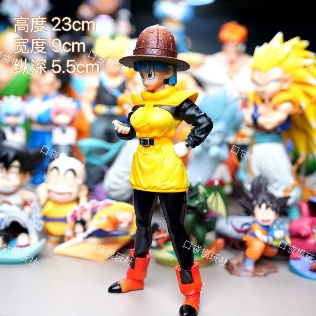 Anime Dragon Ball Z Bulma Figure Bulma Action Figure 23cm Pvc Statue Collectible Model Toys Gifts