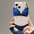 Red Lace Bikini Clear Phone Case for iPhone