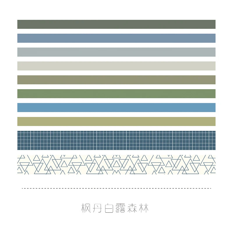 10-Roll Kawaii Washi Tape Set