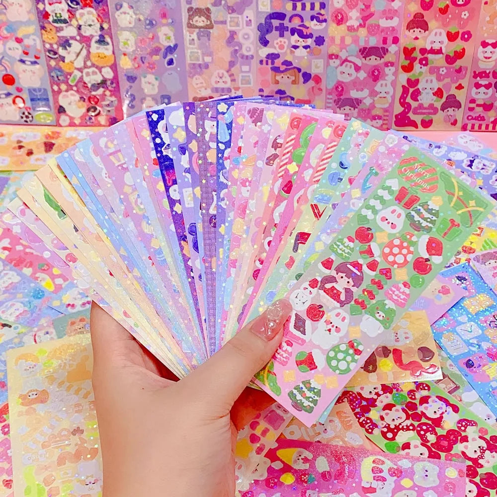 Kawaii Paper Stickers for Journals & Scrapbooks