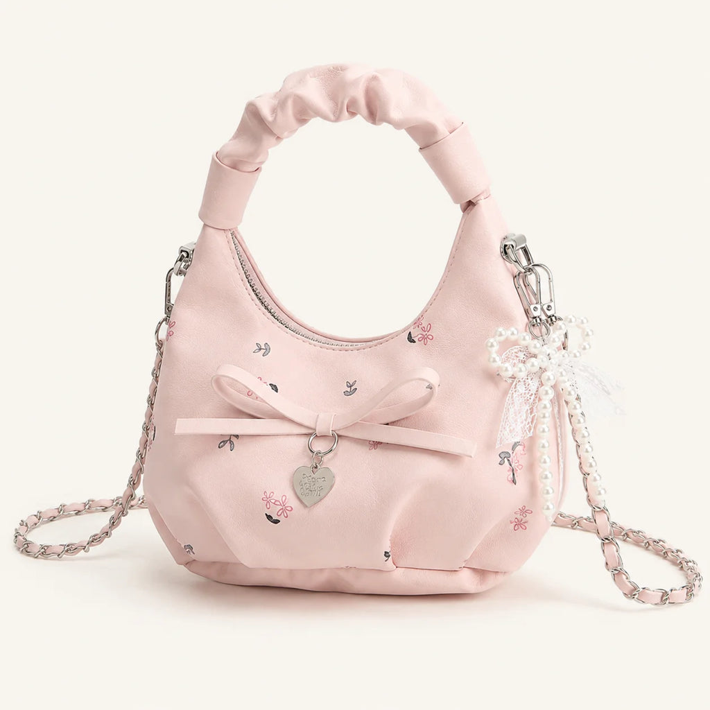 Floral Bow Mini Shoulder Bag