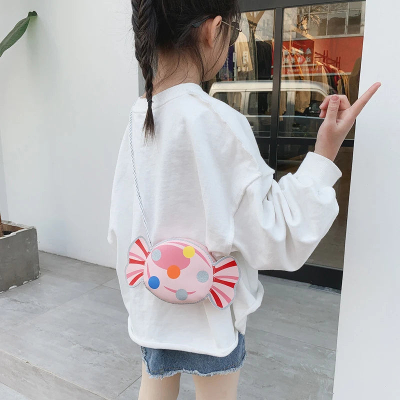 Kids Candy Color Mini Crossbody Bag