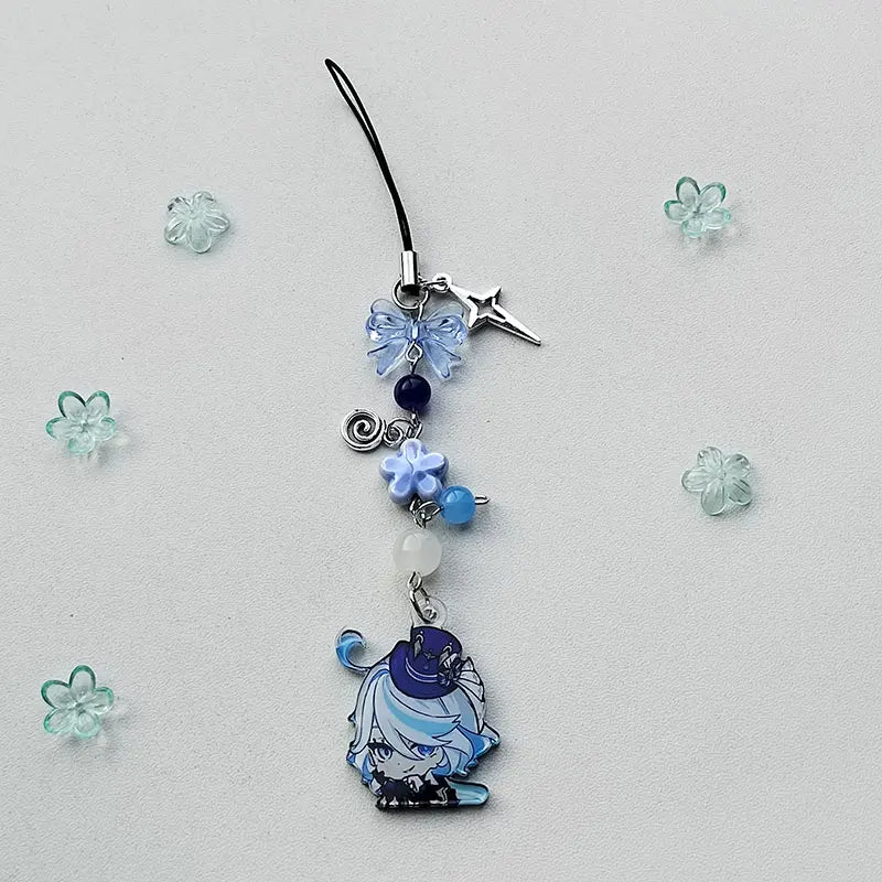 Genshin-Inspired Wanderer, Furina, Neuvillette & Xiao Charm
