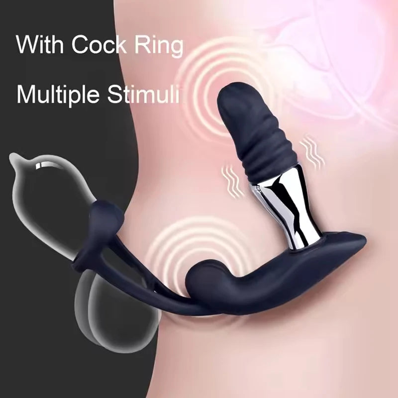 Remote-Control Electro-Stimulation Prostate Massager