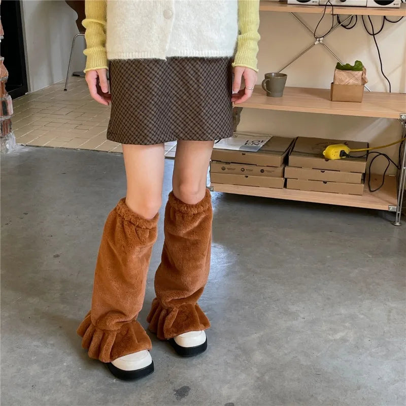 Furry Kawaii Lolita Winter Leg Warmers