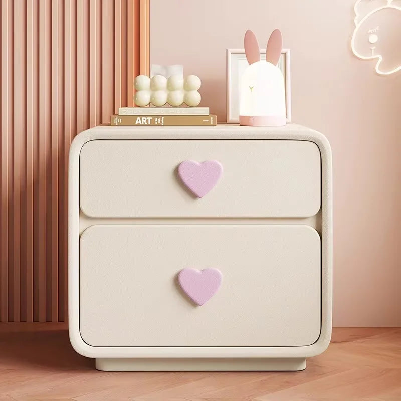 Cute Modern Kawaii Bedside Storage Table