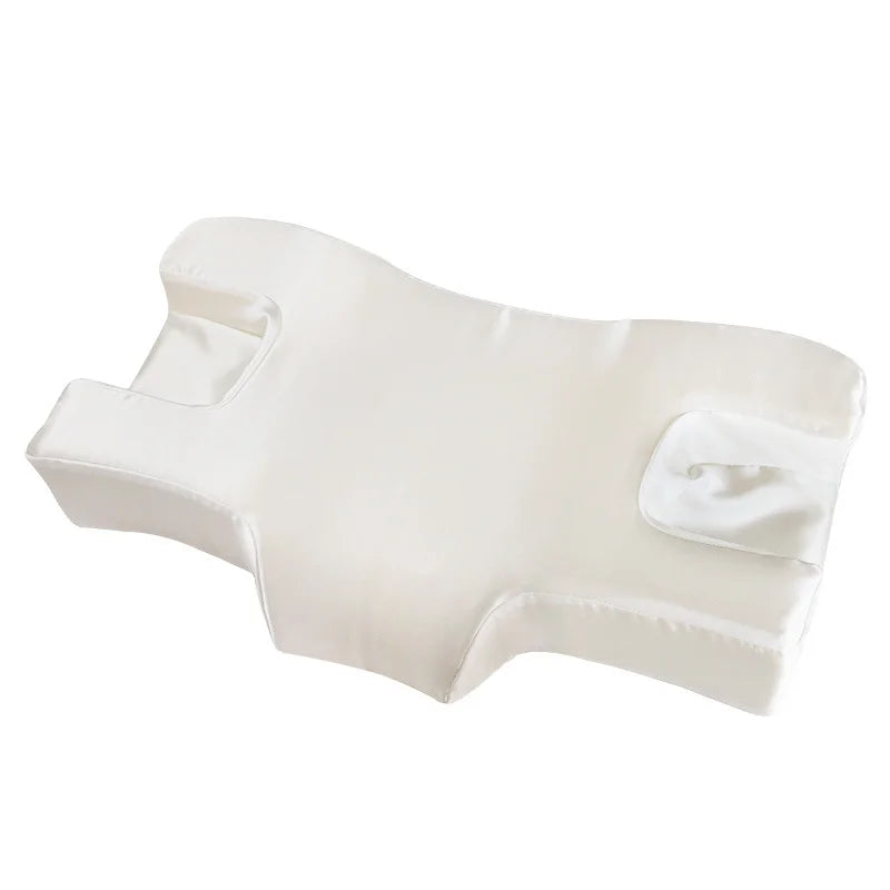 Satin Memory Foam Neck Support Pillow