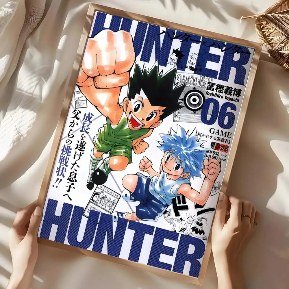 Anime H-Hunter x Hunter Poster Wall art print art suitable for living room bedroom bar parlor home decoration gift