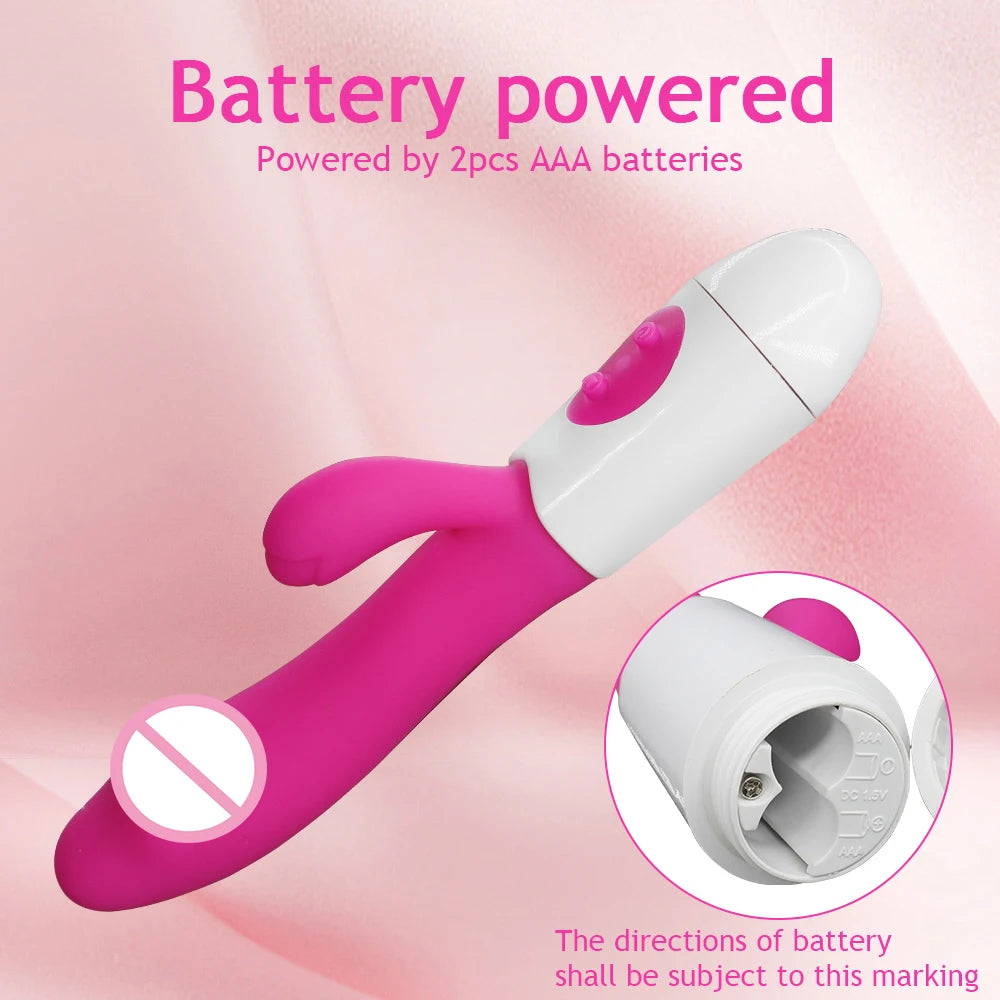 Realistic Dildo Rabbit Vibrator for Women G Spot Clitoral Stimulator  10 Mode Female Masturbator Adult Sex Toys Sexual Wellness