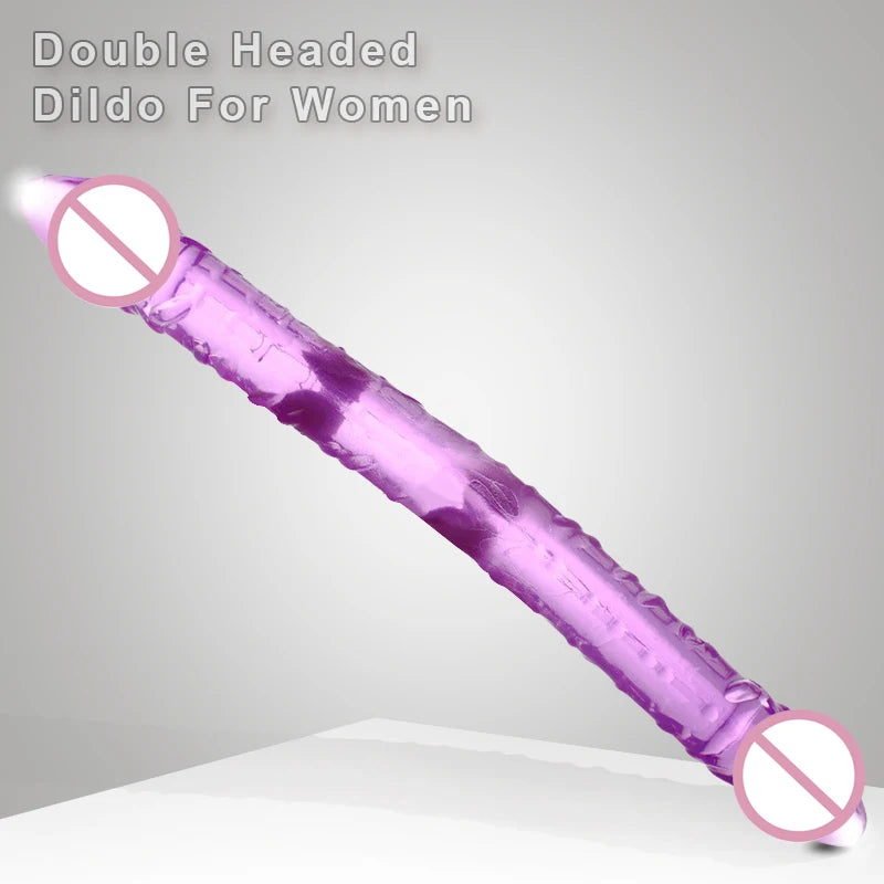 Sexy Toys Both Ends Dildo For Women Vaginal Plugs Prostate Massager Masturbators Adult Supplies Anal Dilator Exotic Accessories