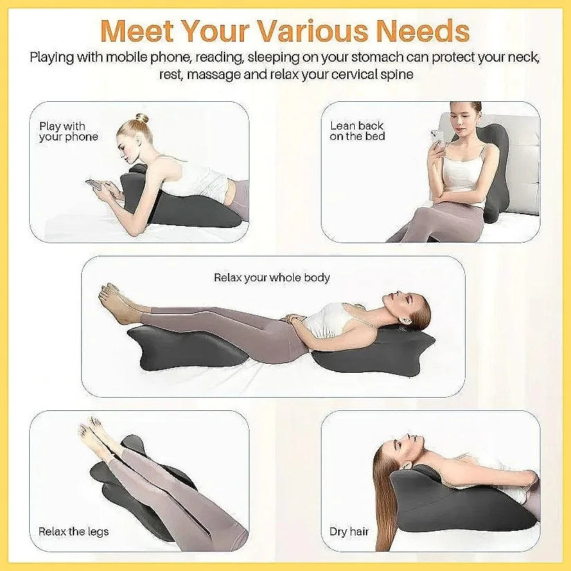 Multi-Position Memory Foam Wedge Pillow with Removable Cover