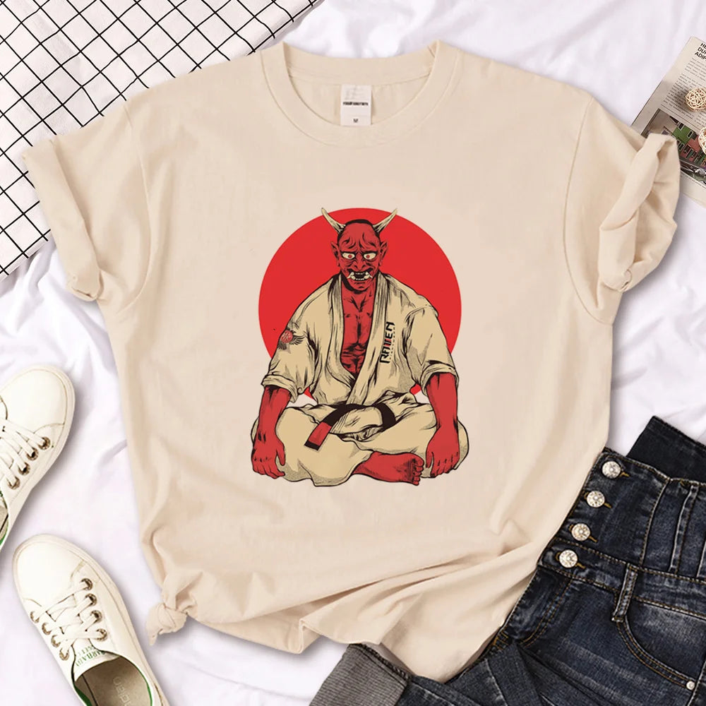 Jiu Jitsu t-shirts women streetwear t-shirts female funny graphic clothes