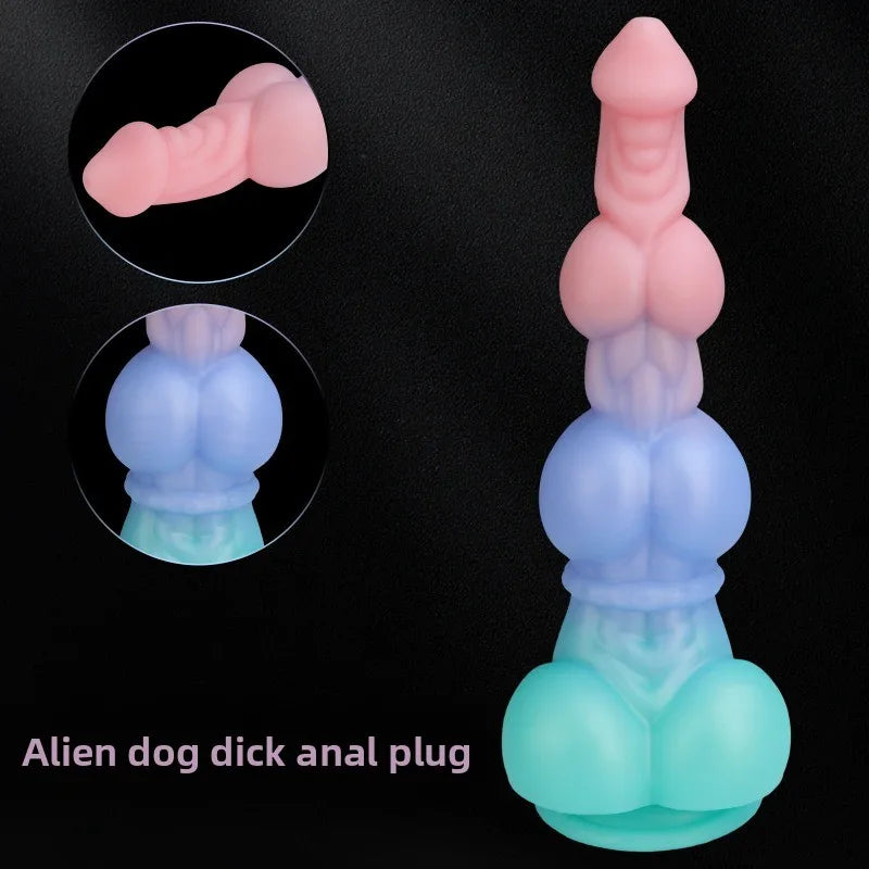 Simulated dog dick dildo.Anal plug.Anal sex toys.G-spot stimulation.Adult sex toys.Handheld dildo.Sex toys for men and women.18+