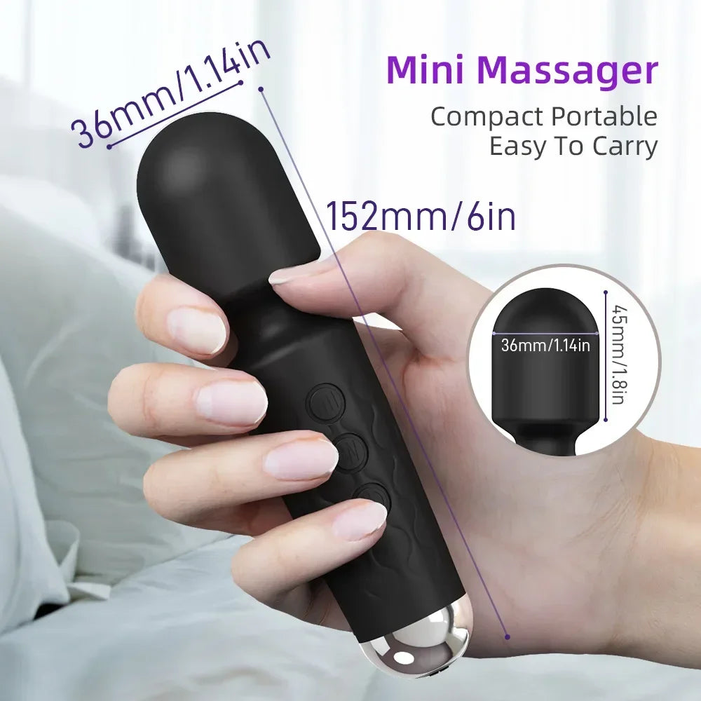 USB-Rechargeable Wand Vibrator