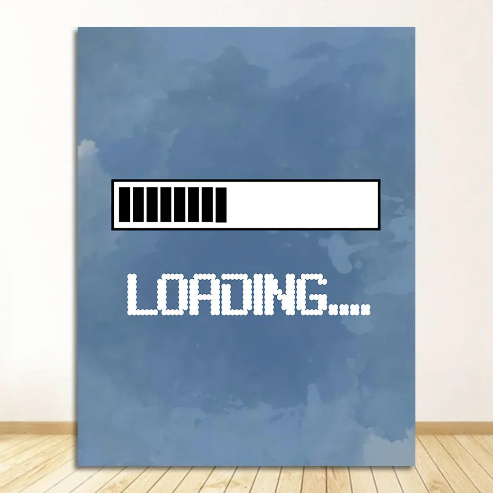 Boys’ Video Game Room Canvas Wall Art