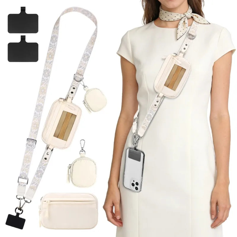Nylon Mini Travel Crossbody Pouch