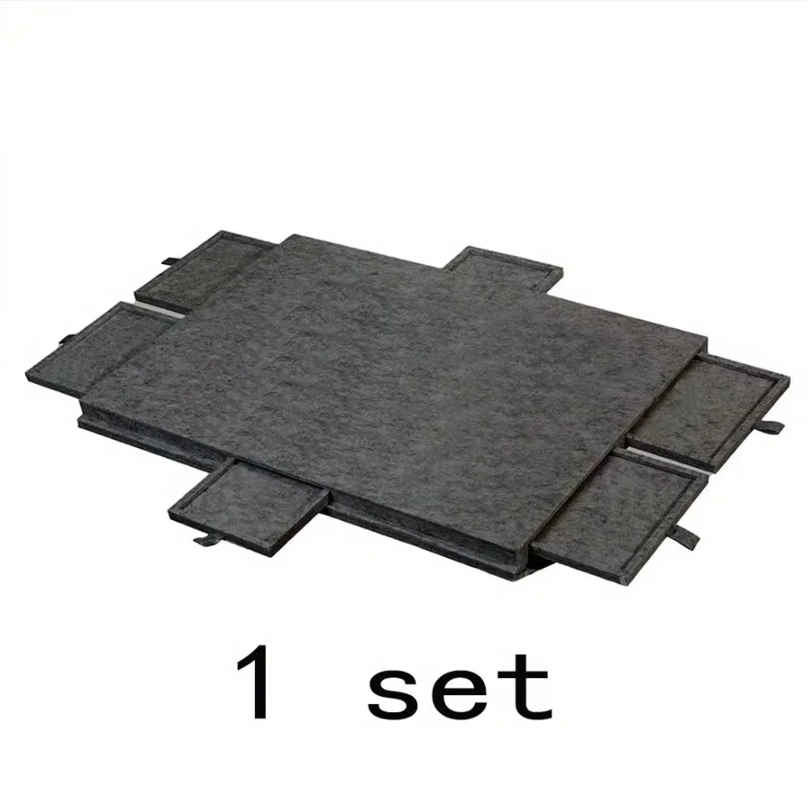 6-Drawer Collapsible Storage Organizer with Felt Top
