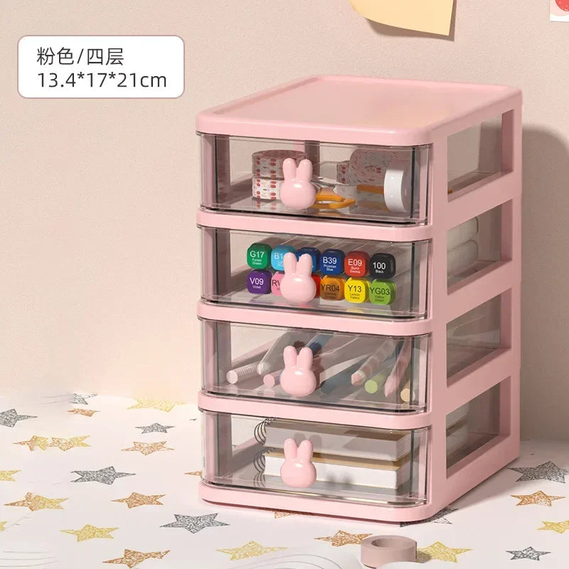 Clear 2–4 Tier Drawer Organizer