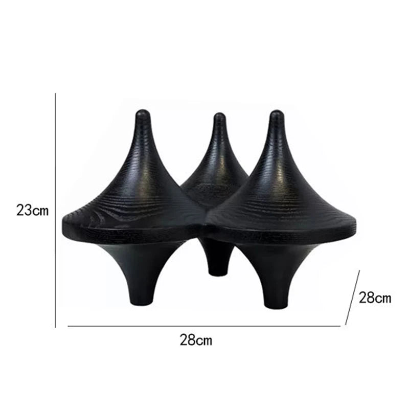 Creative Gyroscope Figurines Modern Art Decoration Sculptures Living Room Luxury Figurine Original Miniature Ornament Funny Gift