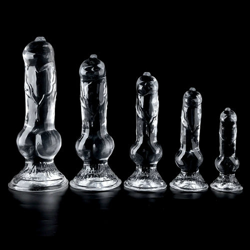 18–33 cm Animal-Style Dildo with Suction Cup