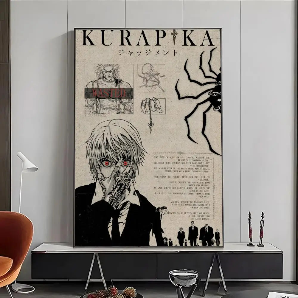H-Hunter × Hunter Poster High-Definition Posters, Wall Art for Living Room and Home Decor.