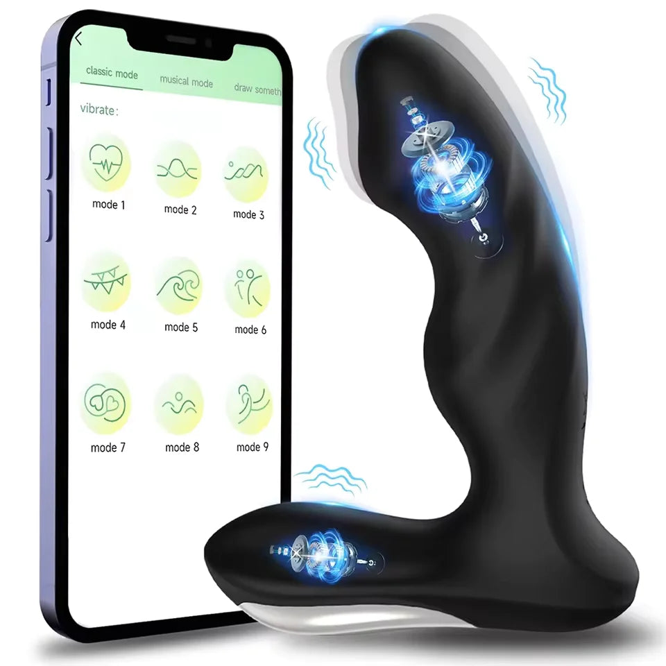 10-Mode Thrusting Prostate Massager