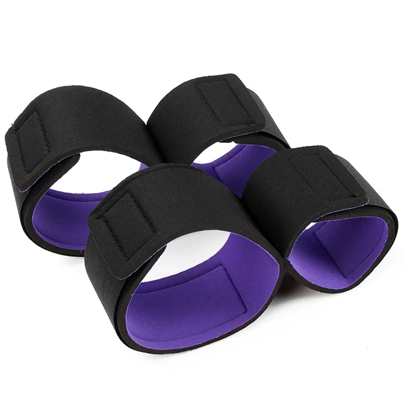 Wrist-to-Ankle BDSM Restraint Cuff Set