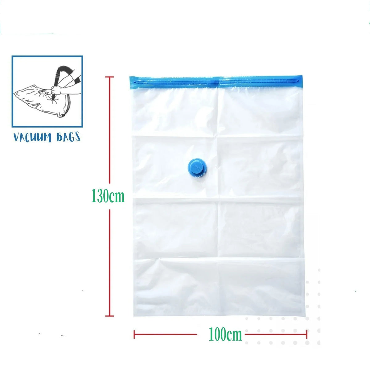 Vacuum Seal Storage Bags for Clothes & Comforters