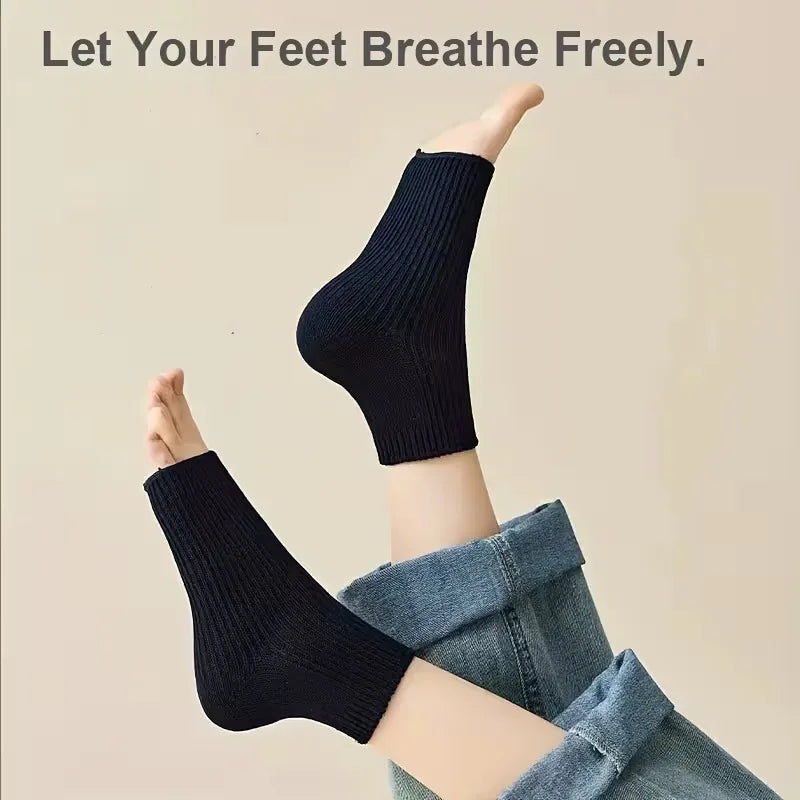 1 Pair Unisex Toeless Socks Summer Thin Toe Socks, Womens Thick Thread Toe Sock, Mens Interesting and Special Flip Flops Sock