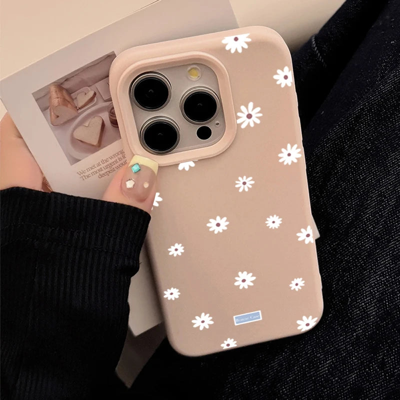 Daisy Flower Shockproof Phone Case for iPhone