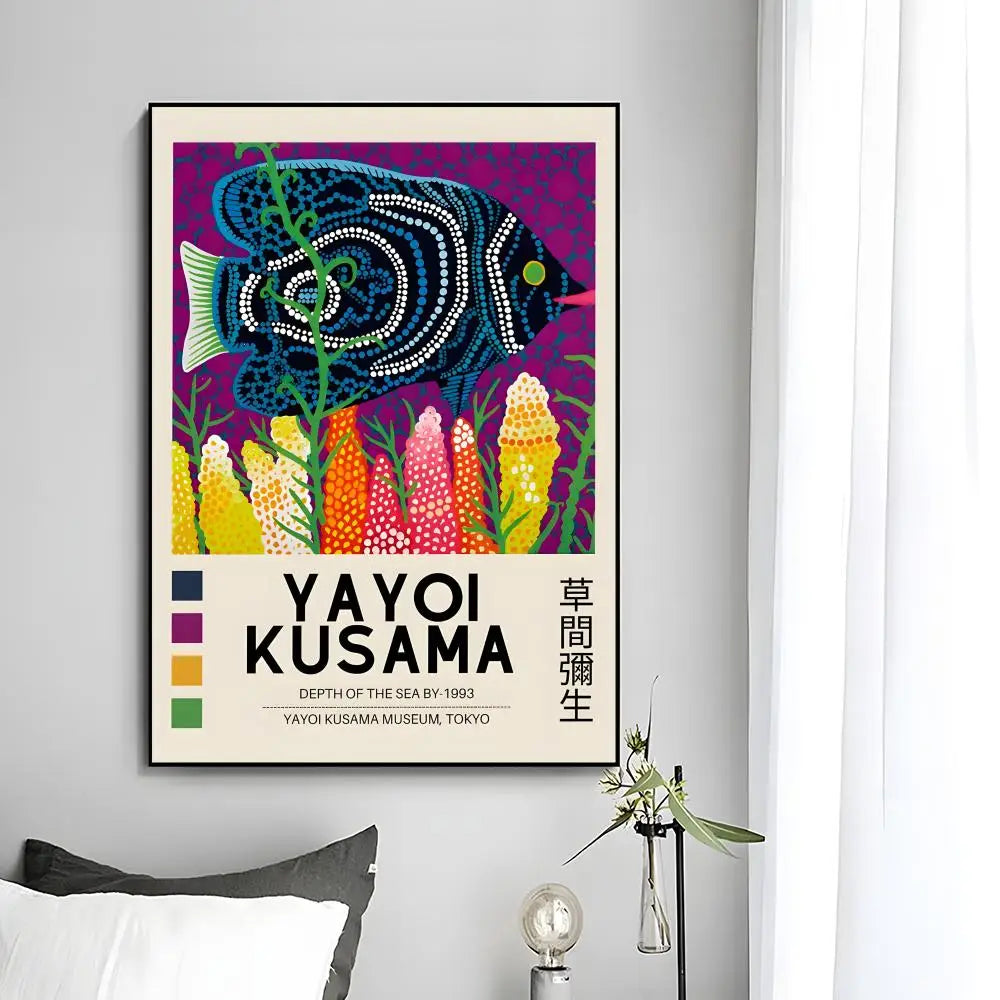 Yayoi Kusama Waterproof Wall Art Poster