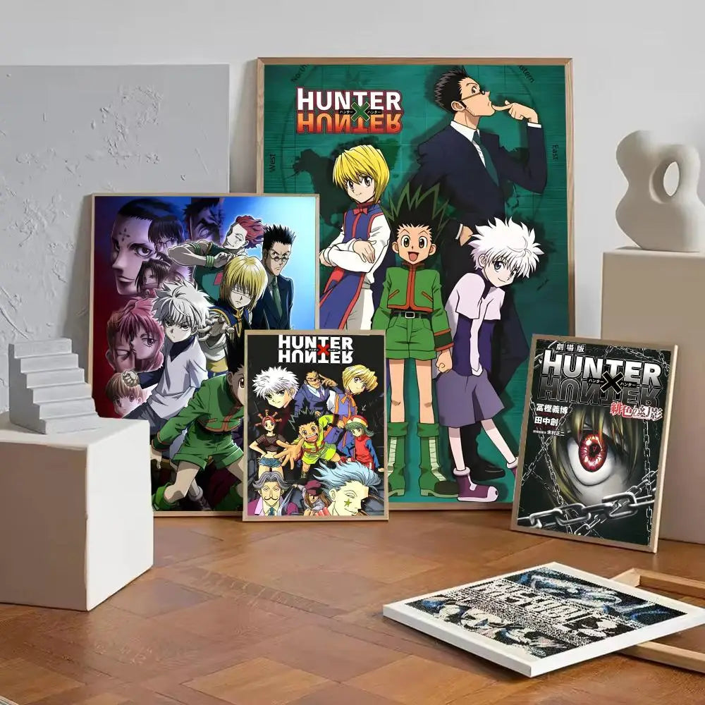 Anime H-HUNTERXHUNTER Poster Wall art print art suitable for living room bedroom bar parlor home decor gift
